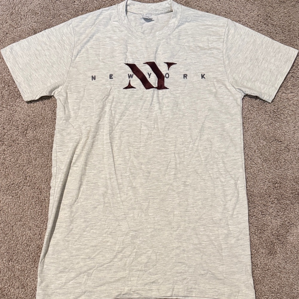 Gray New York Graphic T-Shirt